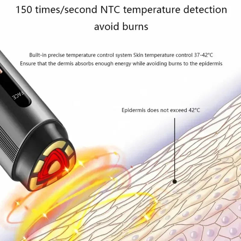 RF EMS Red Light Facial Beauty Device Skin Rejuvenating Skin Firming Facial Care Instrument